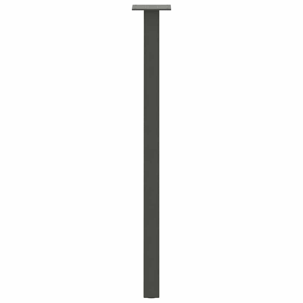 Konsolentischbeine 4 Stk. Anthrazit 72 cm Stahl