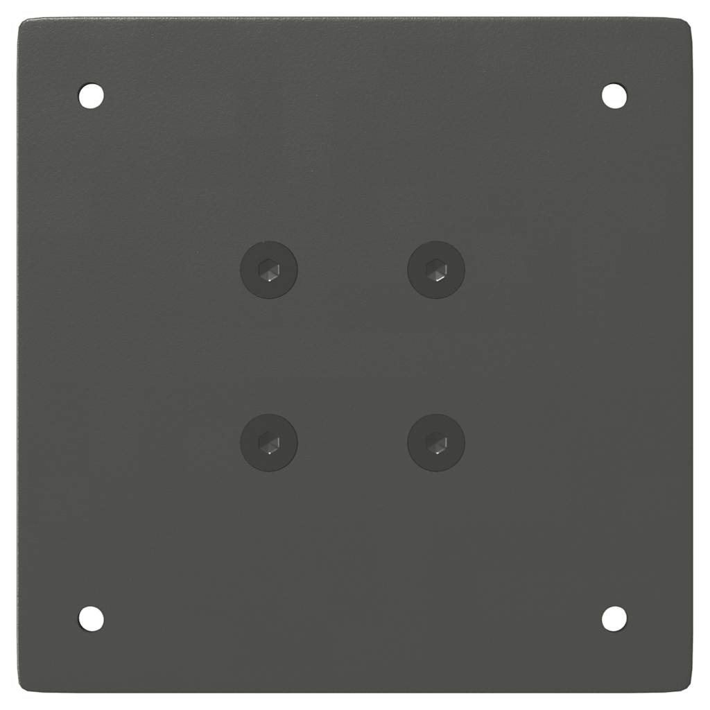 Konsolentischbeine 4 Stk. Anthrazit 72 cm Stahl