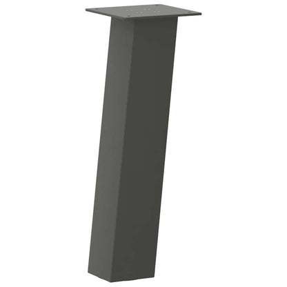 Couchtischbeine 4 Stk. Anthrazit 30 cm Stahl