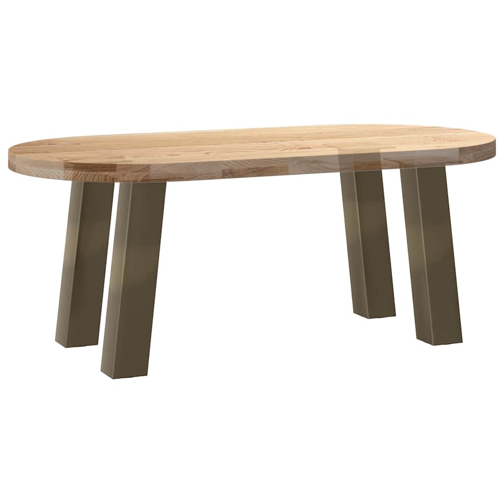 Coffee table legs 4 pcs. natural steel 30 cm steel