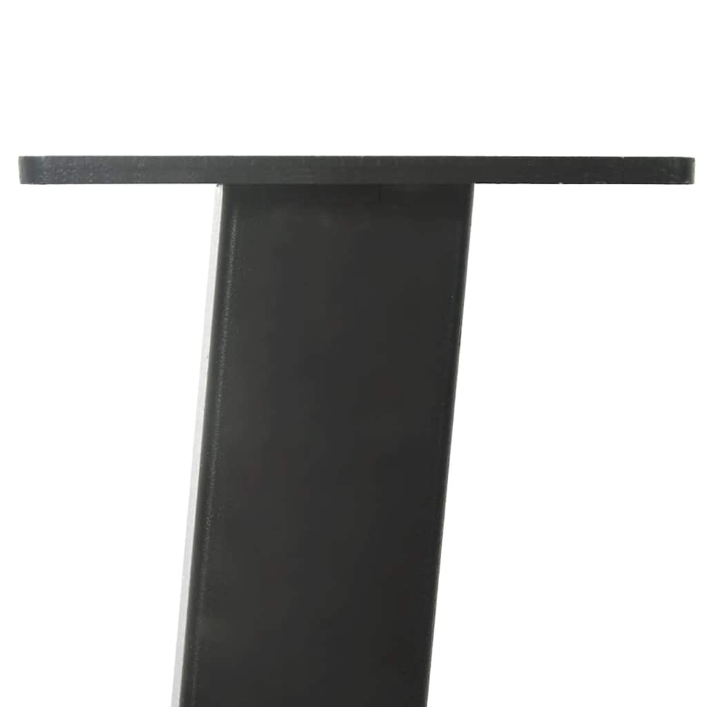 Coffee table legs 4 pcs. Anthracite 42 cm steel