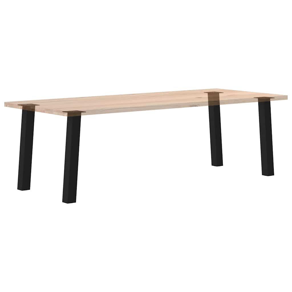 Konsolentischbeine 4 Stk. Schwarz 72 cm Stahl