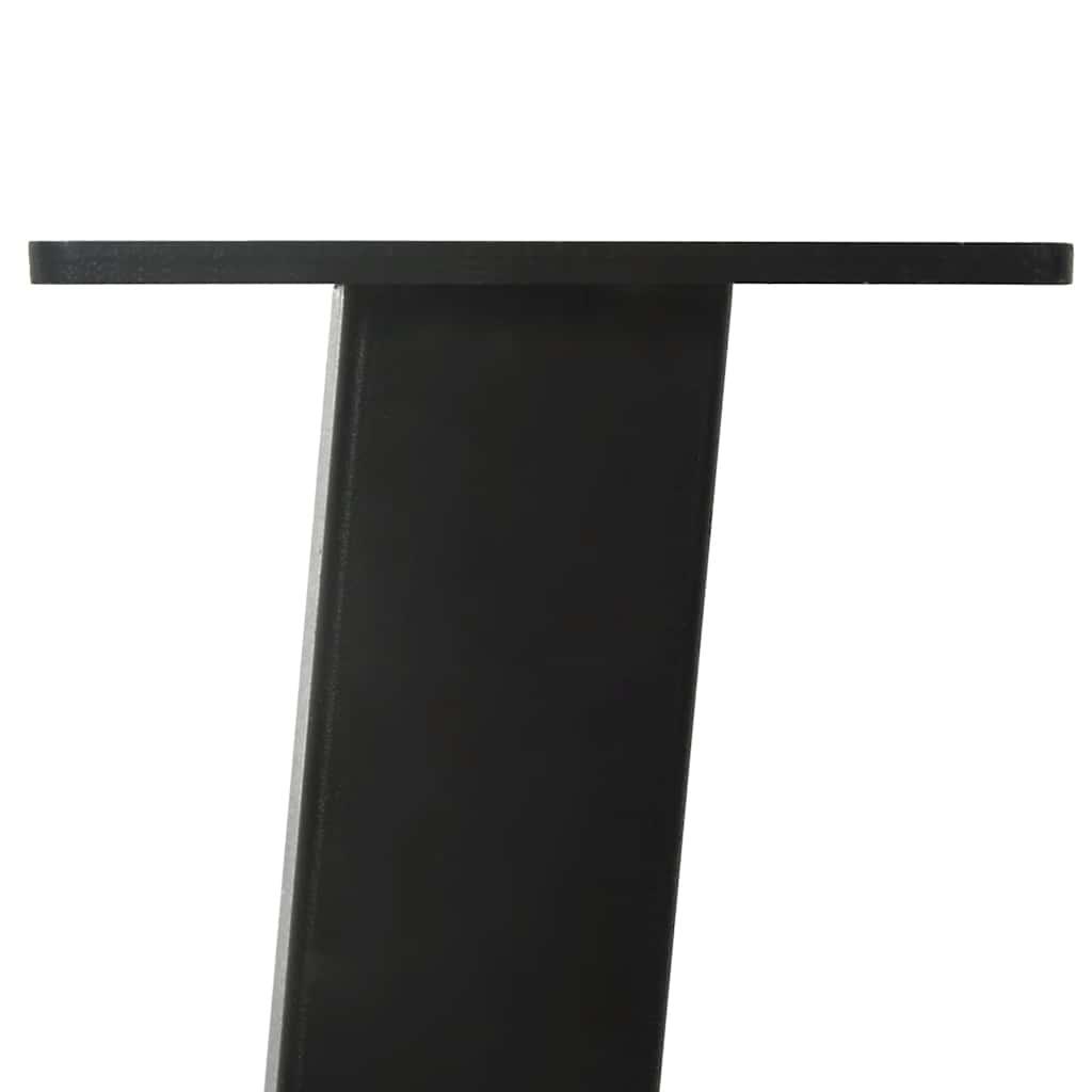 Konsolentischbeine 4 Stk. Schwarz 72 cm Stahl