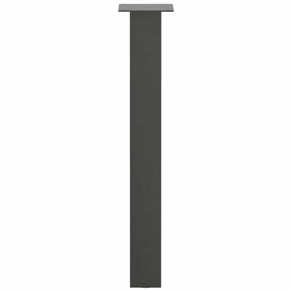 Konsolentischbeine 4 Stk. Anthrazit 72 cm Stahl