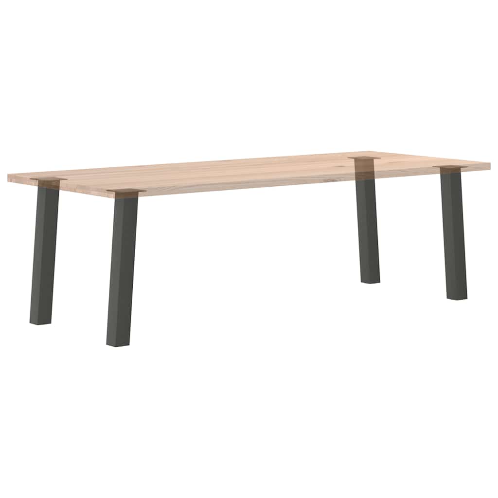 Konsolentischbeine 4 Stk. Anthrazit 72 cm Stahl