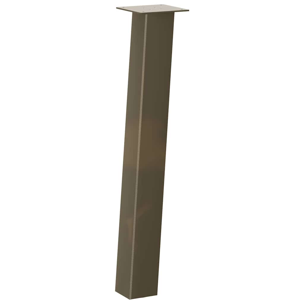 Konsolentischbeine 4 Stk. Naturstahl 72 cm Stahl