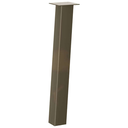 Konsolentischbeine 4 Stk. Naturstahl 72 cm Stahl