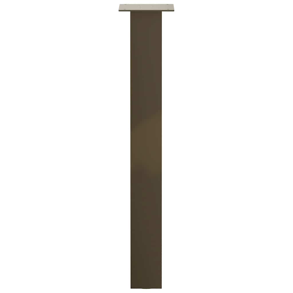 Konsolentischbeine 4 Stk. Naturstahl 72 cm Stahl