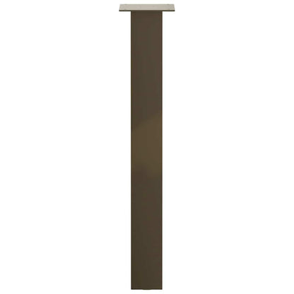 Konsolentischbeine 4 Stk. Naturstahl 72 cm Stahl