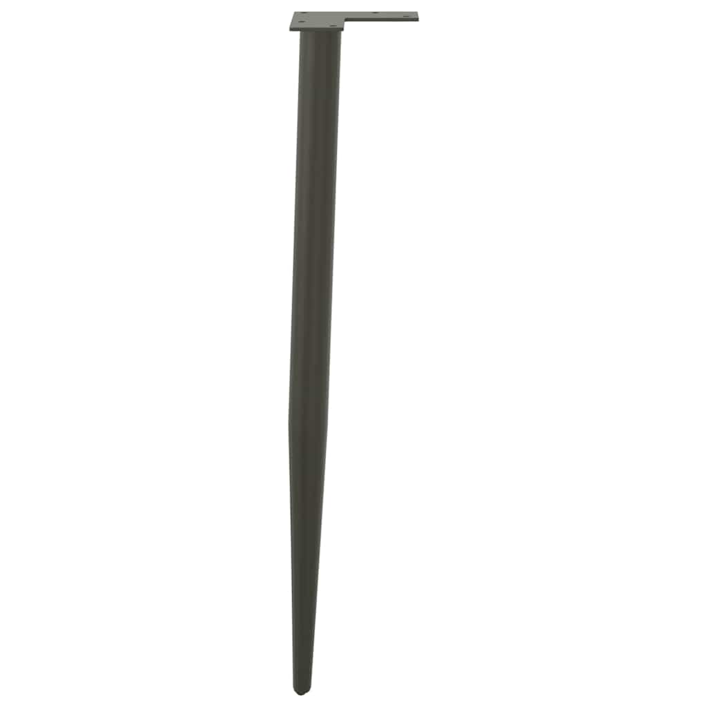 Konsolentischbeine Konische Form 4 Stk. Anthrazit 72-73 cm Stahl