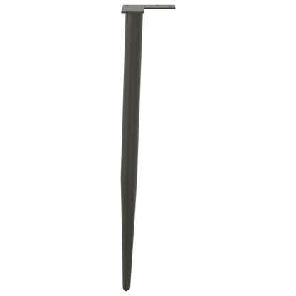 Konsolentischbeine Konische Form 4 Stk. Anthrazit 72-73 cm Stahl