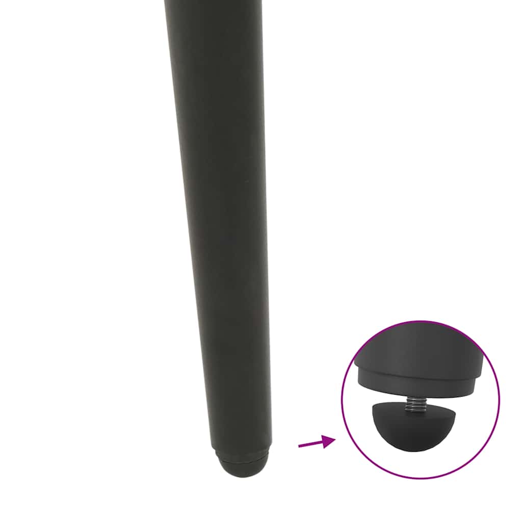 Konsolentischbeine Konische Form 4 Stk. Anthrazit 72-73 cm Stahl