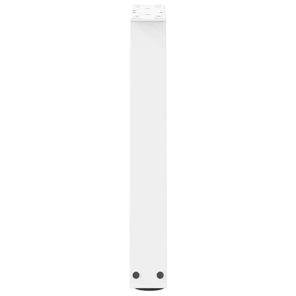 Couchtischbeine V-Form 2 Stück Weiß 28x(42-43,3) cm Stahl