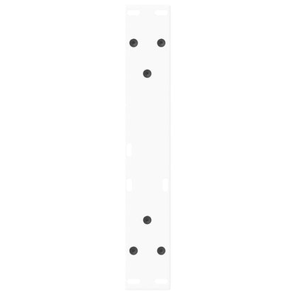 Couchtischbeine V-Form 2 Stück Weiß 28x(42-43,3) cm Stahl