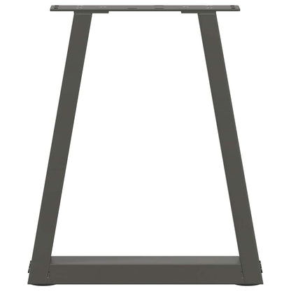 Couchtischbeine V-Form 2 Stück Anthrazit 28x(42-43,3) cm Stahl