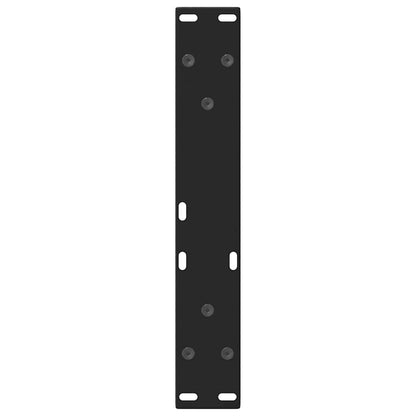 Couchtischbeine V-Form 2 Stück Schwarz 38x(42-43,3) cm Stahl