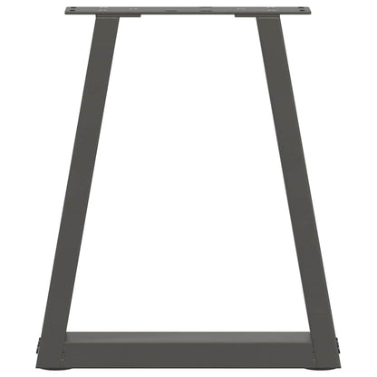 Couchtischbeine V-Form 2 Stück Anthrazit 38x(42-43,3) cm Stahl