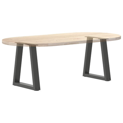 Couchtischbeine V-Form 2 Stück Anthrazit 38x(42-43,3) cm Stahl