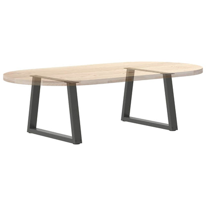Couchtischbeine V-Form 2 Stück Anthrazit 50x(42-43,3) cm Stahl