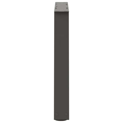Couchtischbeine V-Form 2 Stück Anthrazit 60x(42-43,3) cm Stahl