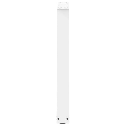 Esstisch Beine V-Form 2 Stück Weiß 70x(72-73,3) cm Stahl
