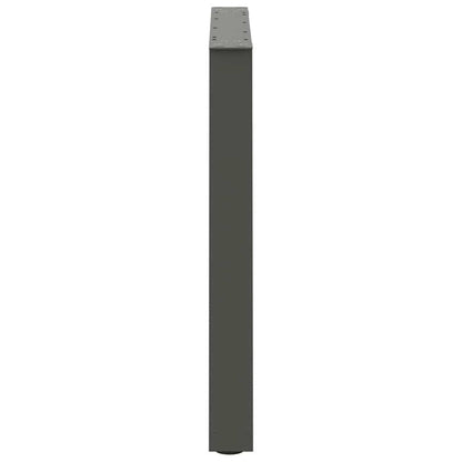 Esstisch Beine V-Form 2 Stück Anthrazit 70x(72-73,3) cm Stahl