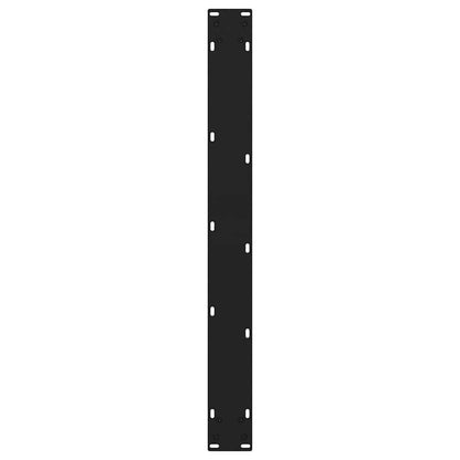 Esstisch Beine V-Form 3 Stück Schwarz 70x(72-73,3) cm Stahl
