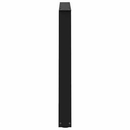 Esstisch Beine V-Form 3 Stück Schwarz 100x(72-73,3) cm Stahl