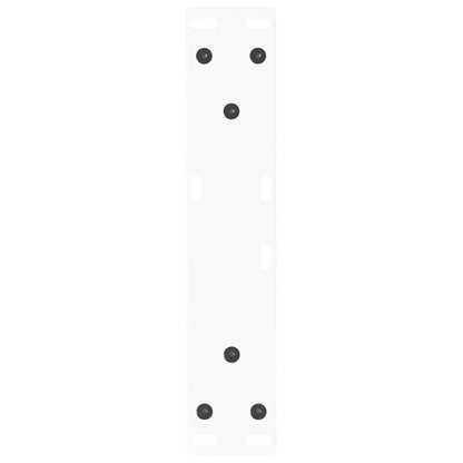 Couchtischbeine V-Form 2 Stück Weiß 30x(30-31,3) cm Stahl