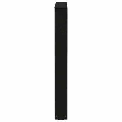 Esstisch Beine V-Form 2 Stück Schwarz 60x(72-73,3) cm Stahl