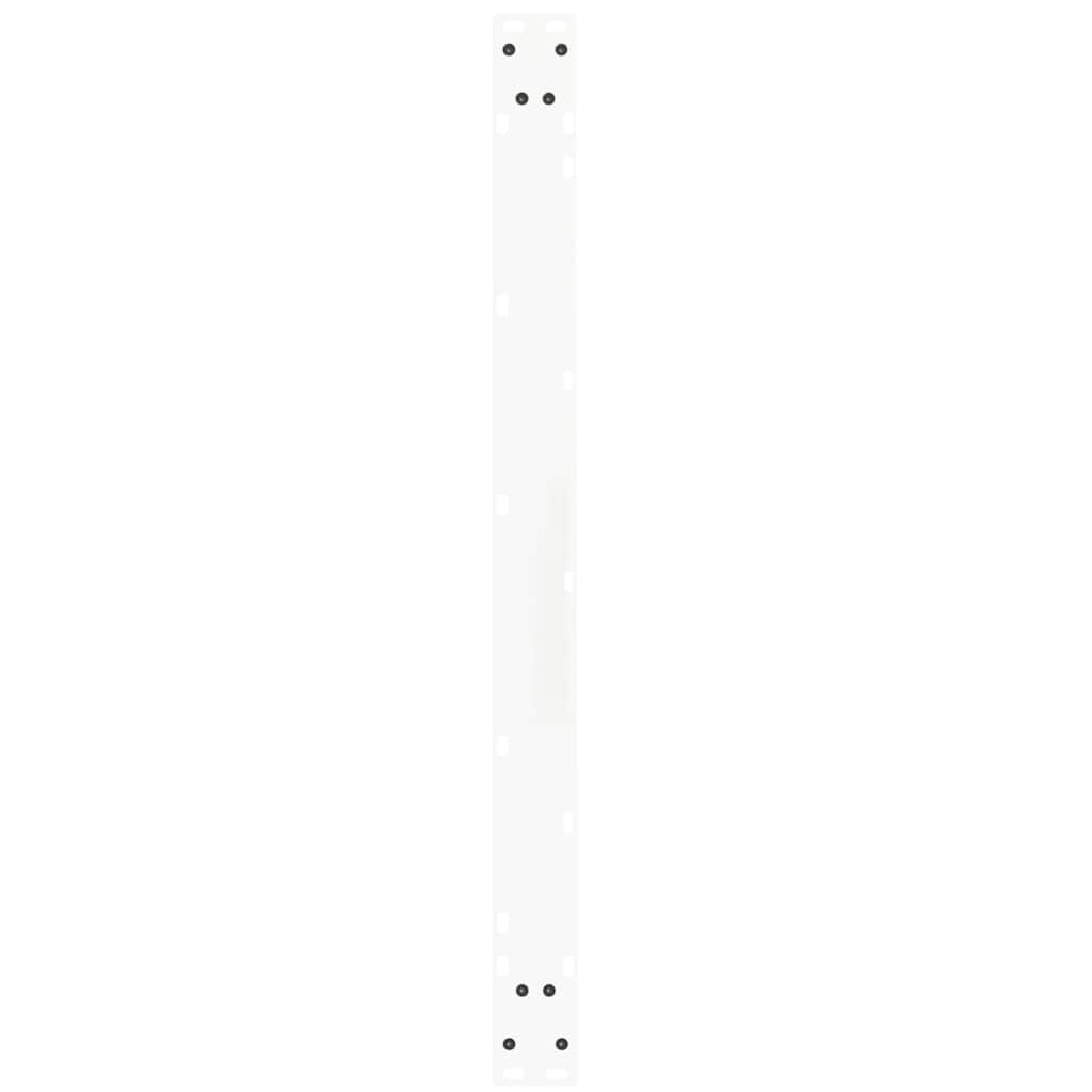 Esstischbeine V-Form 2 Stück Weiß 100x(72-73,3) cm Stahl