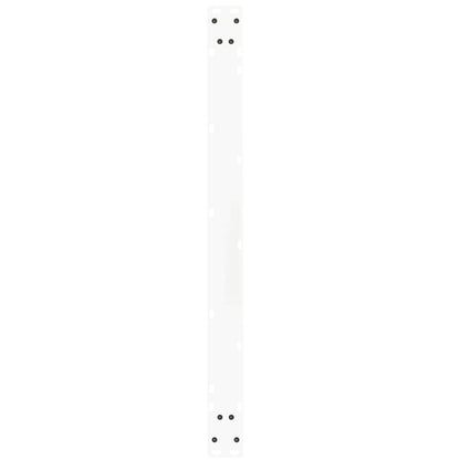 Esstischbeine V-Form 2 Stück Weiß 100x(72-73,3) cm Stahl