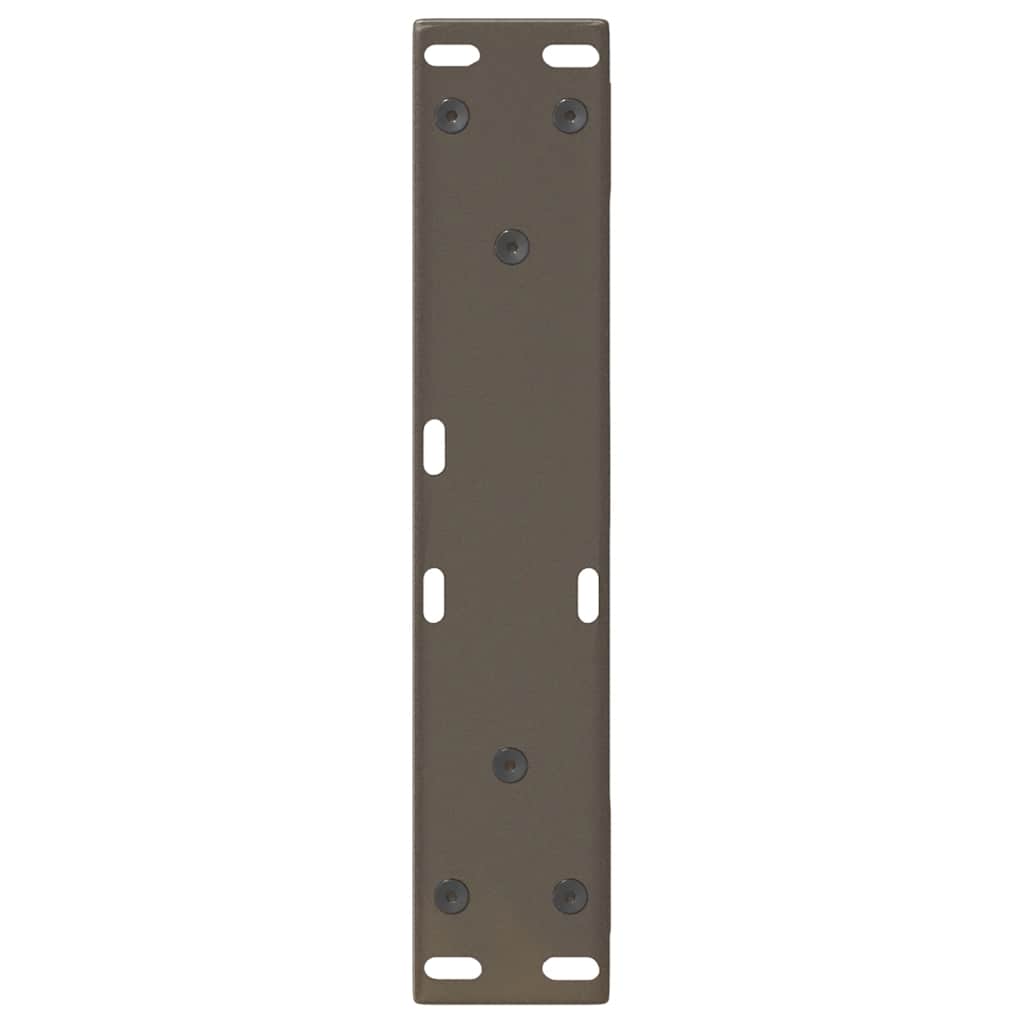 Coffee table legs 2 pcs. natural steel 30x(30-31.3) cm steel