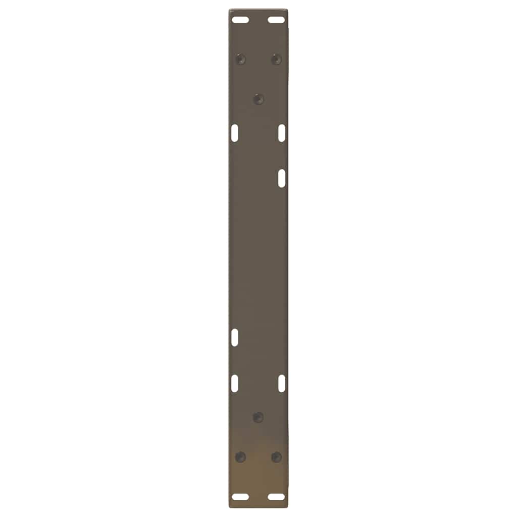 Coffee table legs 2 pcs. natural steel 50x(30-31.3) cm steel