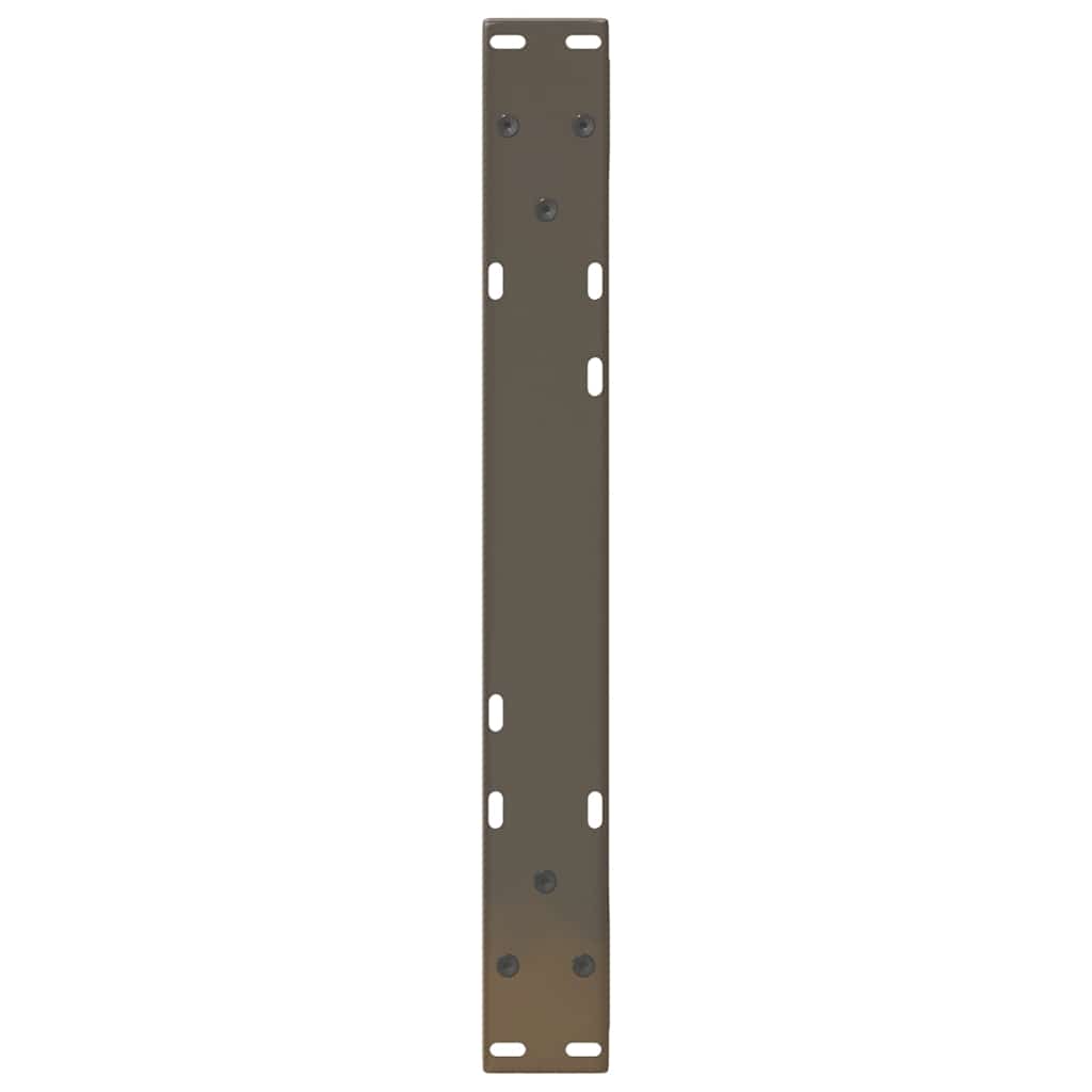 Coffee table legs 2 pcs. natural steel 60x(30-31.3) cm steel