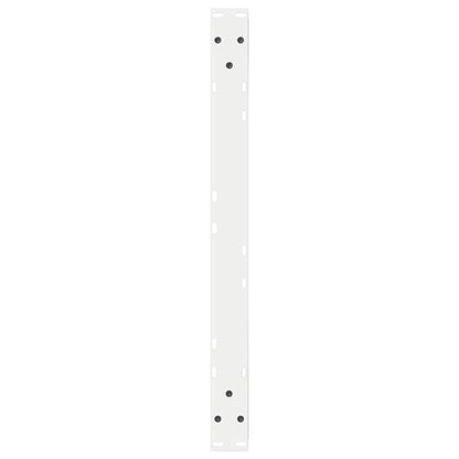 Couchtischbeine 2 Stk. Weiß 70x(30-31,3) cm Stahl