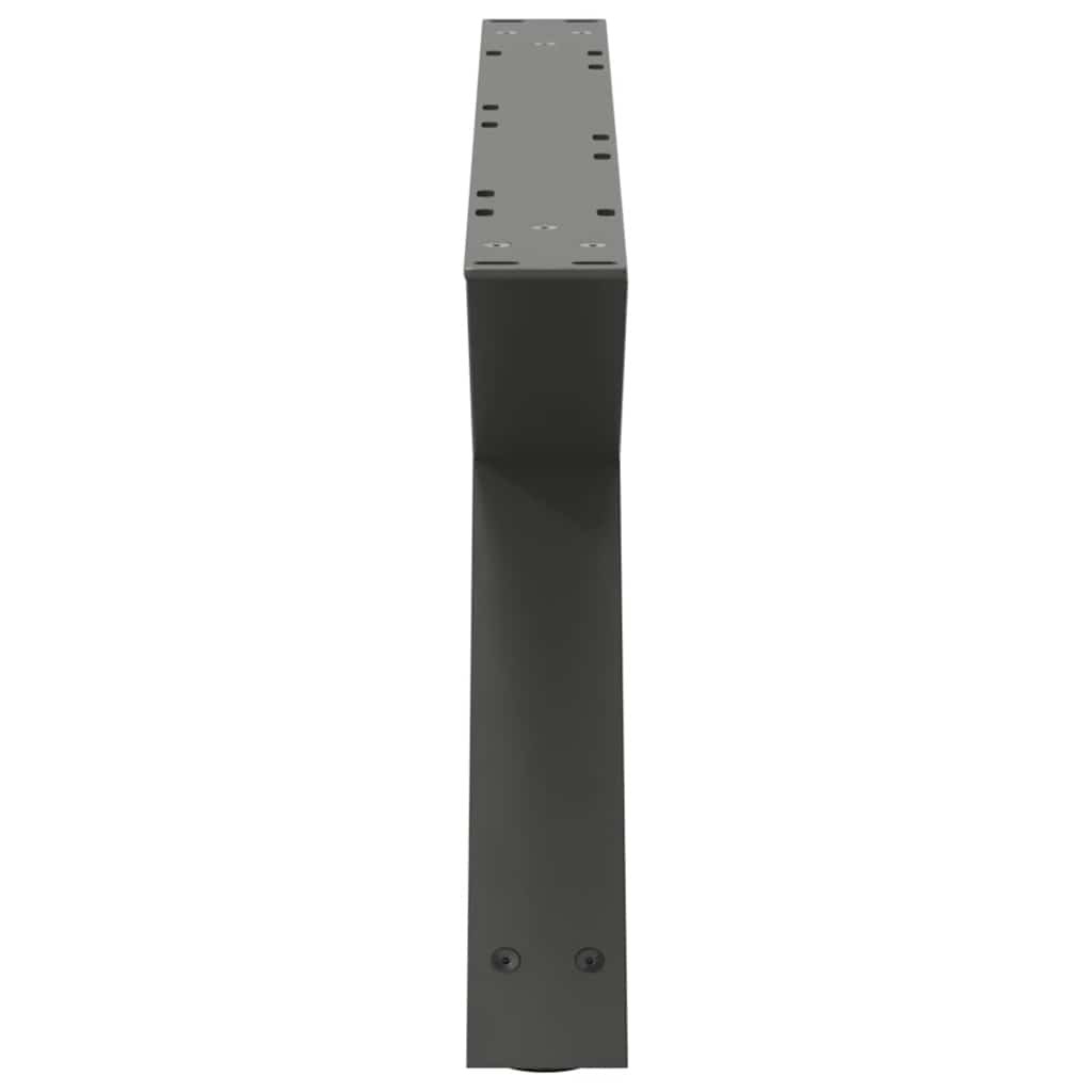 Coffee table legs 2 pcs. Anthracite 70x(30-31.3) cm steel