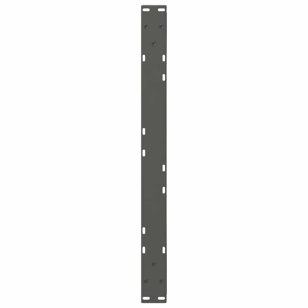 Coffee table legs 2 pcs. Anthracite 70x(30-31.3) cm steel
