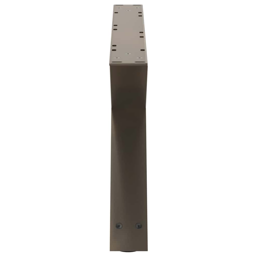 Coffee table legs 2 pcs. natural steel 70x(30-31.3) cm steel