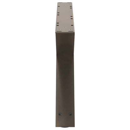 Couchtischbeine 2 Stk. Naturstahl 70x(30-31,3) cm Stahl