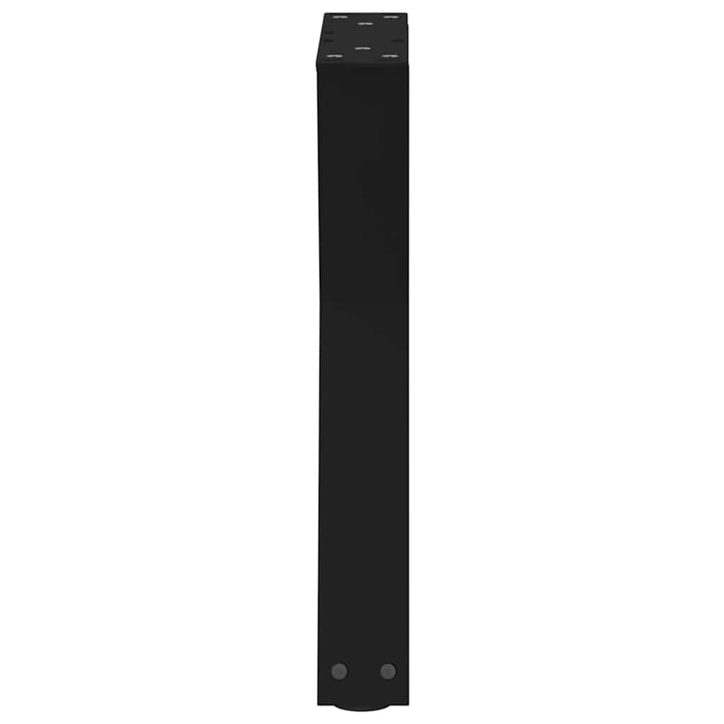 Coffee table legs 2 pcs. Black 28x(42-43.3) cm steel