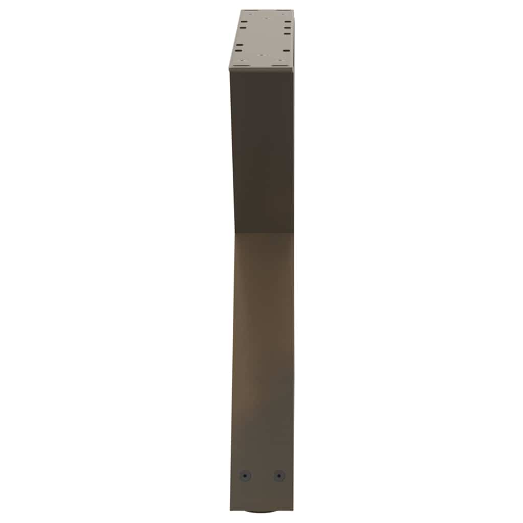 Coffee table legs 2 pcs. natural steel 50x(42-43.3) cm steel