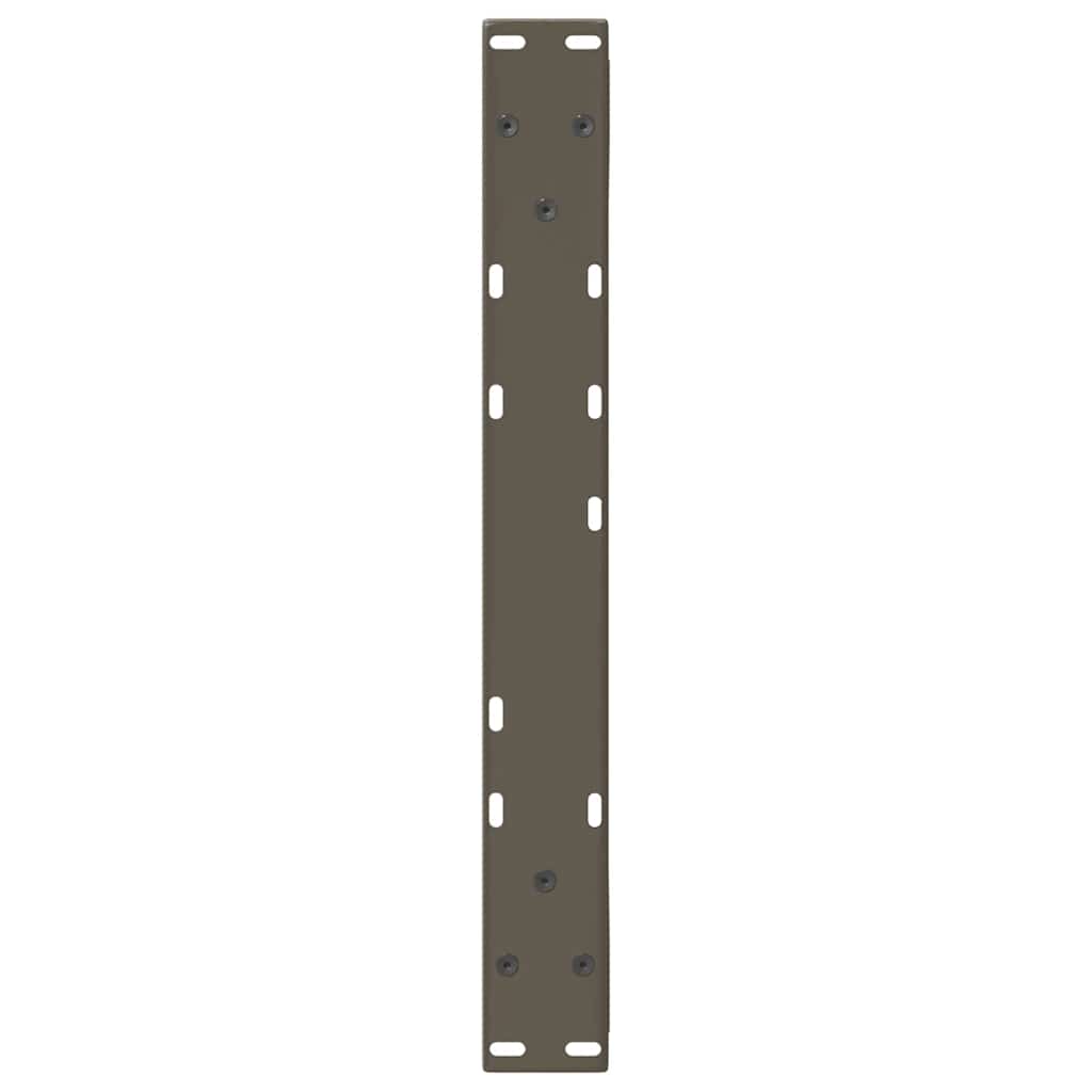 Coffee table legs 2 pcs. natural steel 50x(42-43.3) cm steel