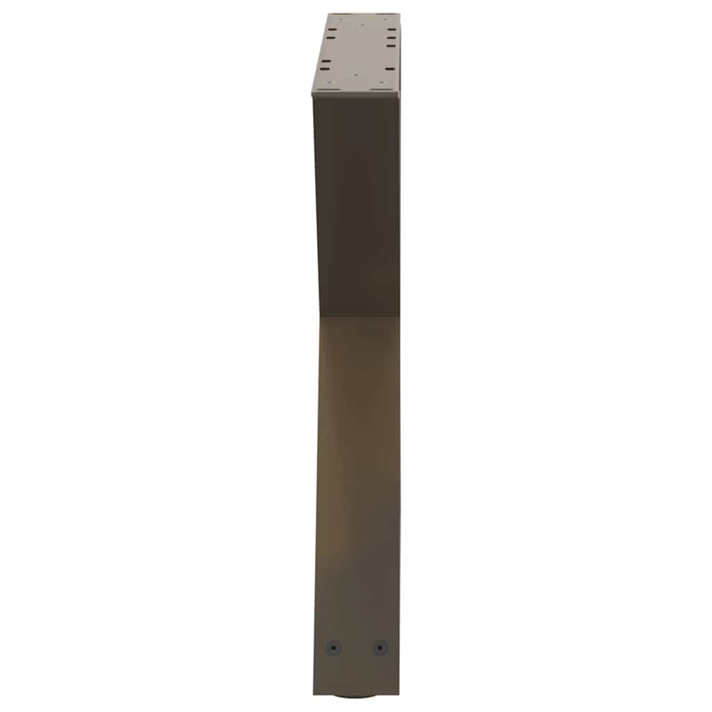 Coffee table legs 2 pcs. natural steel 60x(42-43.3) cm steel