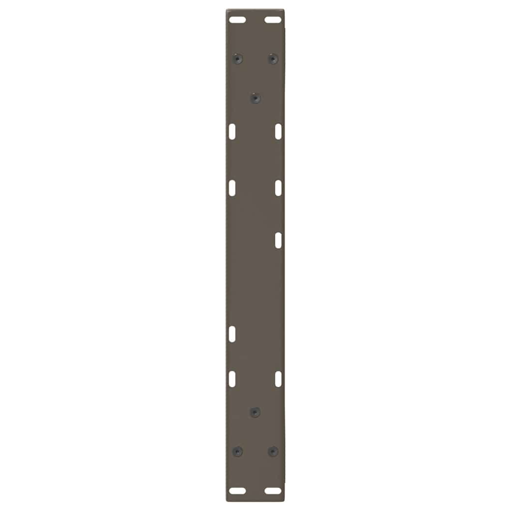 Coffee table legs 2 pcs. natural steel 60x(42-43.3) cm steel