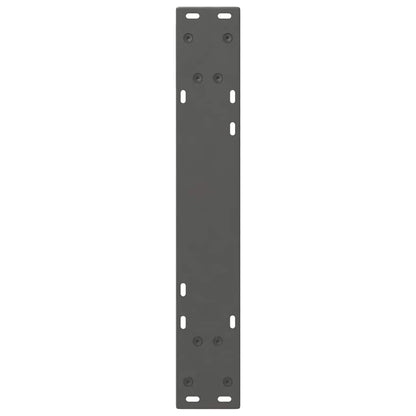 Esstisch Beine 2 Stk. Anthrazit 50x(72-73,3) cm Stahl