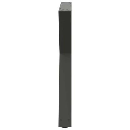 Esstisch Beine 2 Stück Anthrazit 70x(72-73,3) cm Stahl