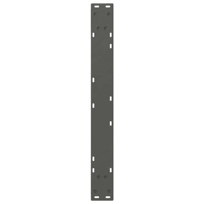 Esstisch Beine 2 Stück Anthrazit 80x(72-73,3) cm Stahl