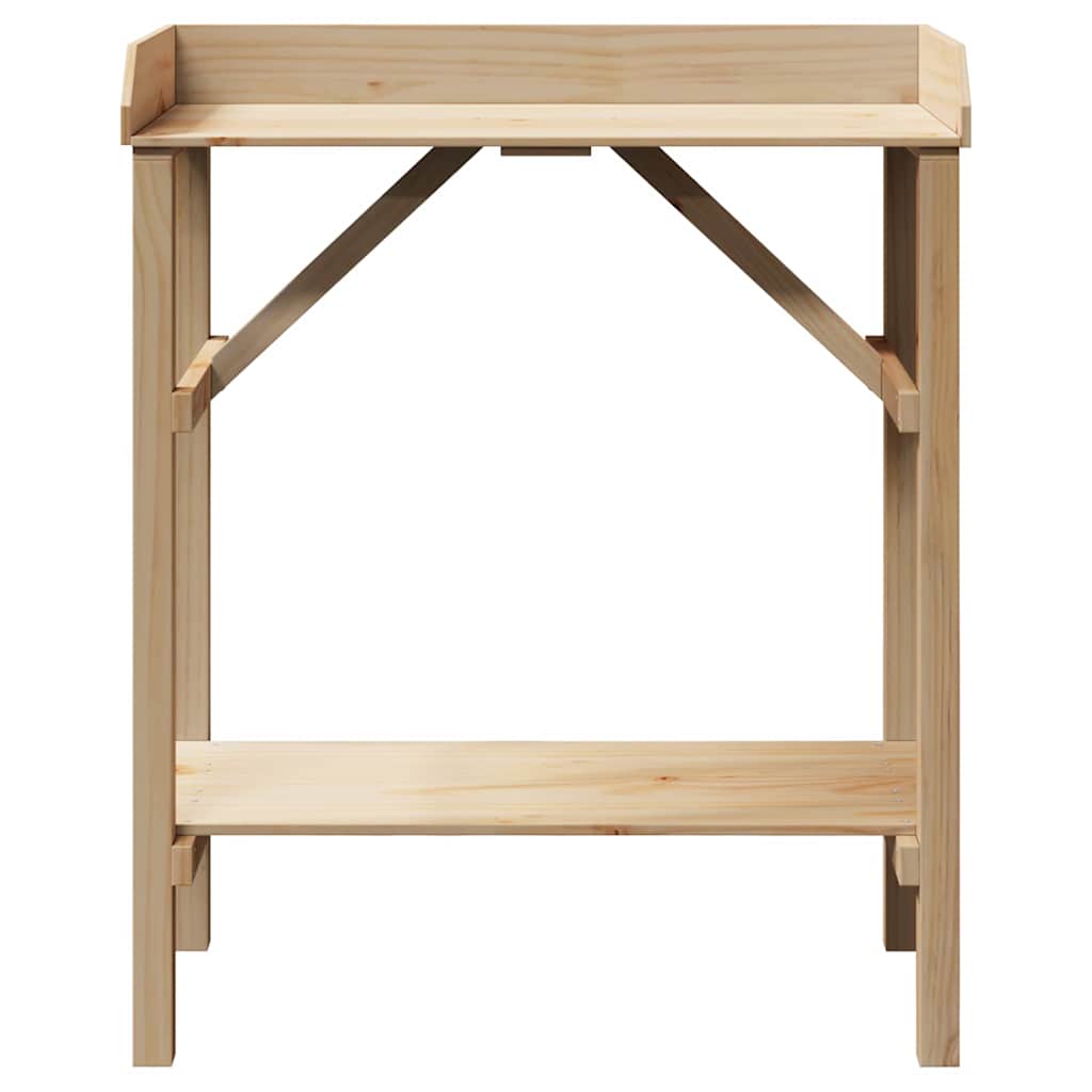 Pflanztisch Natur 75 x 40 x 90 cm Massives Kiefernholz