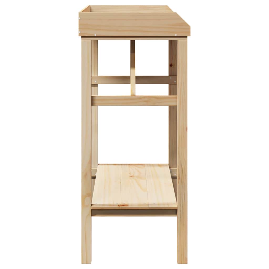 Pflanztisch Natur 75 x 40 x 90 cm Massives Kiefernholz